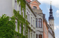 Lindenstrasse Blick zum Besserschen Haus und Klosterkirche Foto: Thomas Glaubitz Lindenstrasse Blick zum Besserschen Haus und Klosterkirche Foto: Thomas Glaubitz